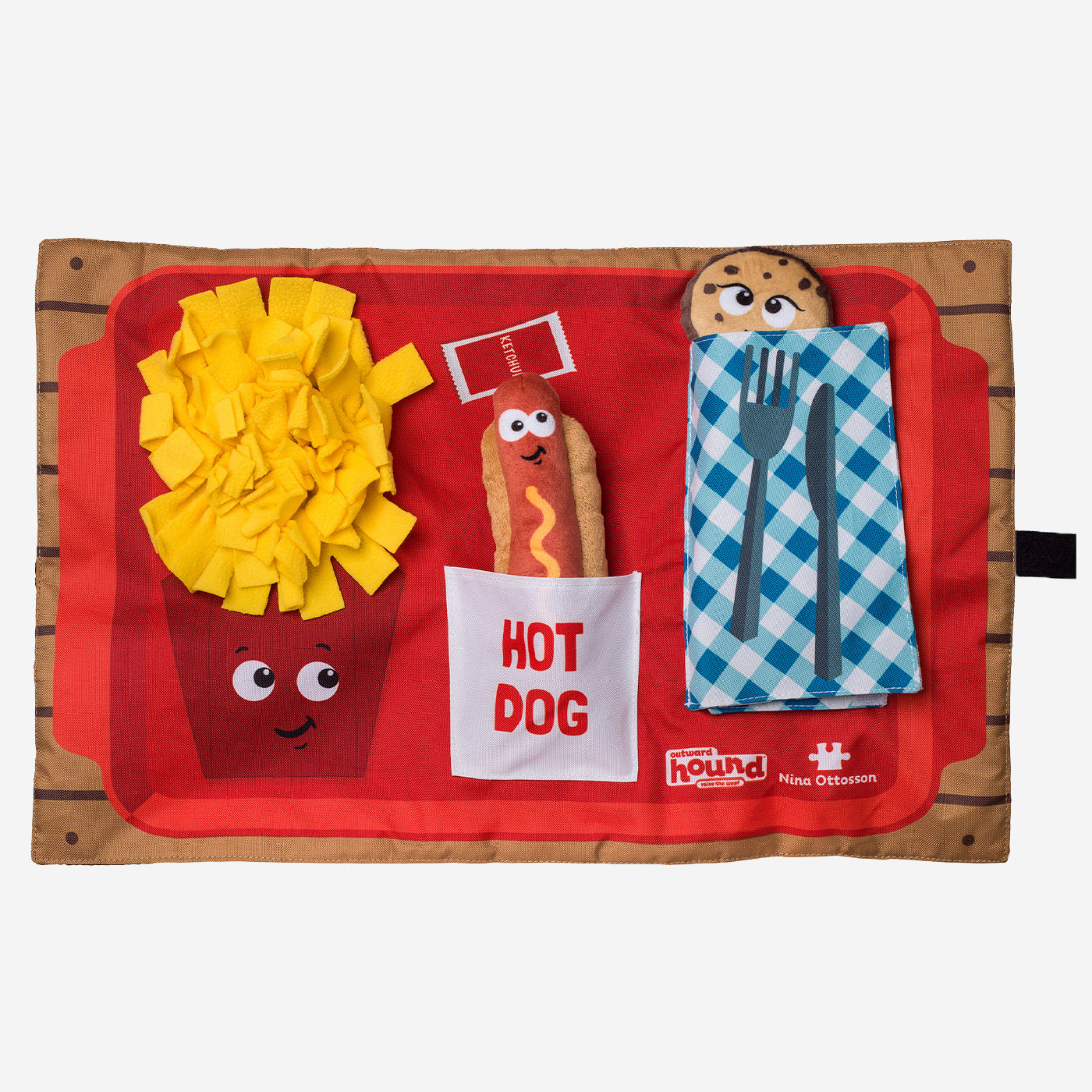 Dog Activity Matz Fast Food Fun Mat